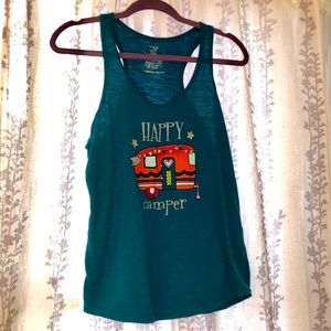 PJ set- Happy camper tank and short